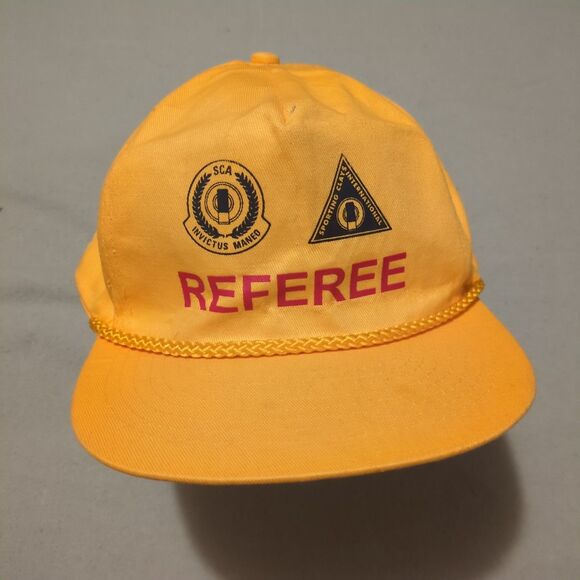 Unbranded Other - Vintage Sporting Clays International Referee Yellow Rope Hat TI Bangladesh